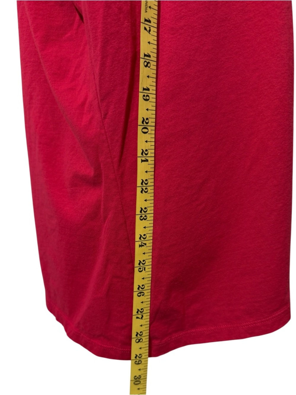 Hanes Women's Long-Sleeve Crewneck Top - Red - Picture 6 of 10